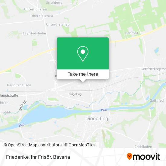 Карта Friederike, Ihr Frisör