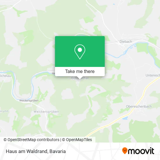 Карта Haus am Waldrand