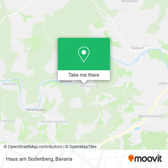 Карта Haus am Sodenberg