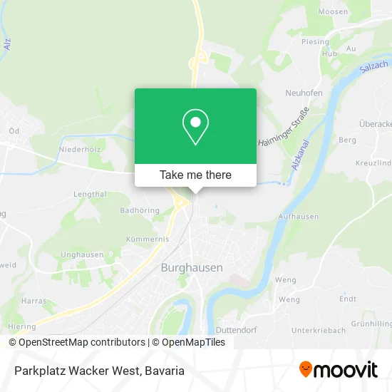 Карта Parkplatz Wacker West