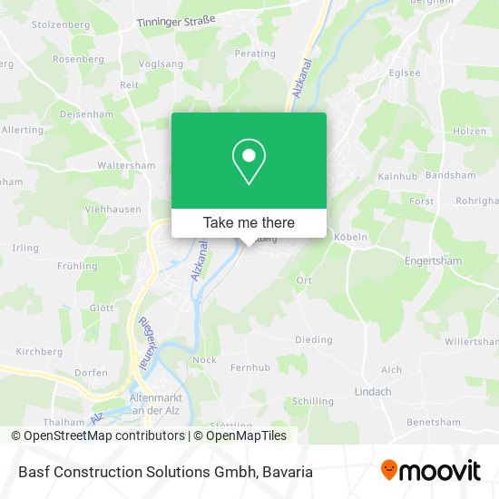 Basf Construction Solutions Gmbh map