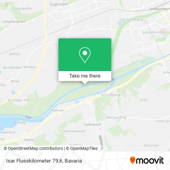 Карта Isar Flusskilometer 79,6