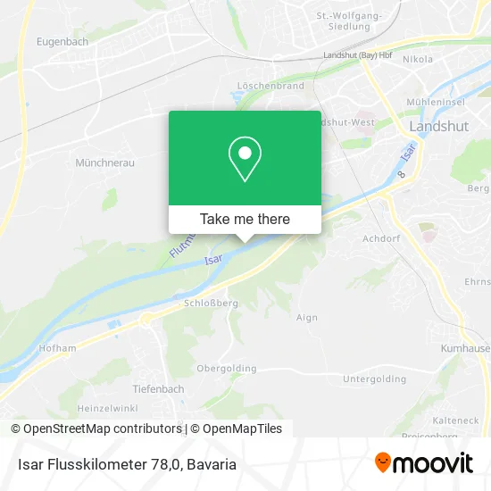 Карта Isar Flusskilometer 78,0