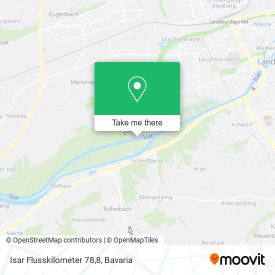Карта Isar Flusskilometer 78,8