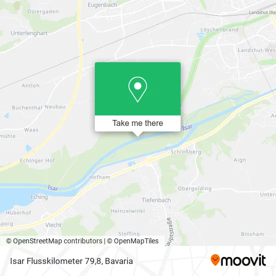 Карта Isar Flusskilometer 79,8