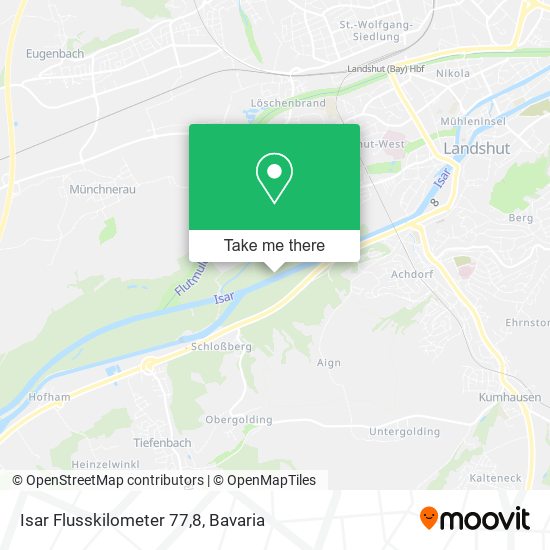 Карта Isar Flusskilometer 77,8