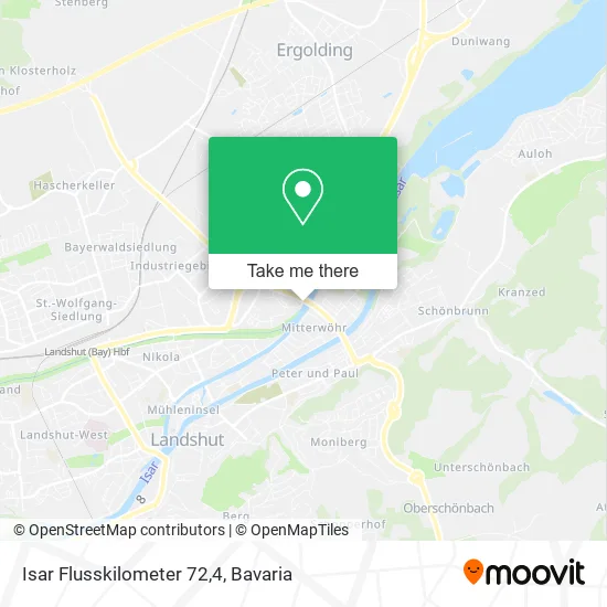 Карта Isar Flusskilometer 72,4