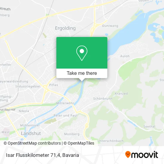 Карта Isar Flusskilometer 71,4