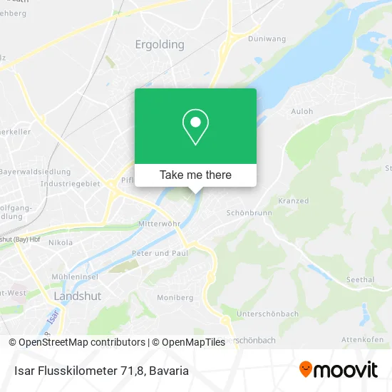 Карта Isar Flusskilometer 71,8