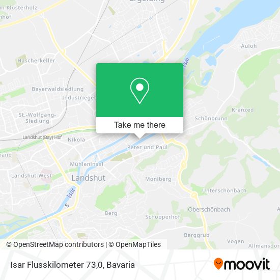 Isar Flusskilometer 73,0 map