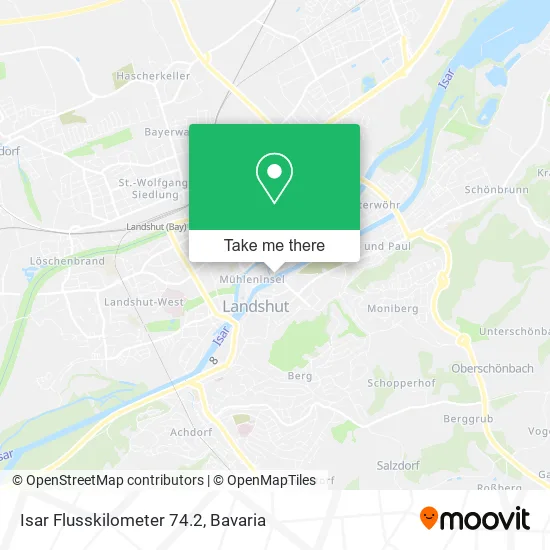 Карта Isar Flusskilometer 74.2