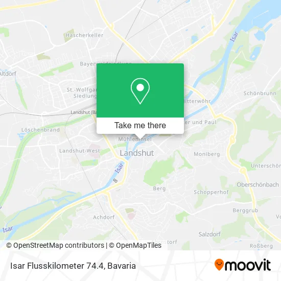 Карта Isar Flusskilometer 74.4