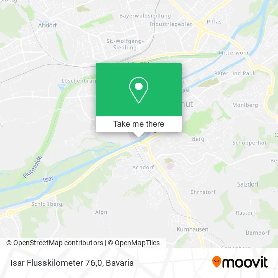 Карта Isar Flusskilometer 76,0