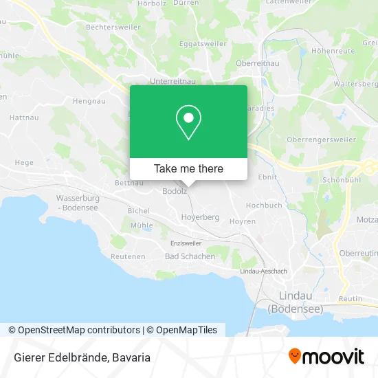 Карта Gierer Edelbrände