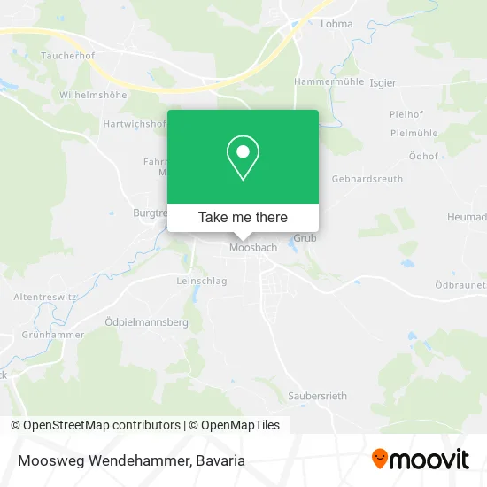 Карта Moosweg Wendehammer