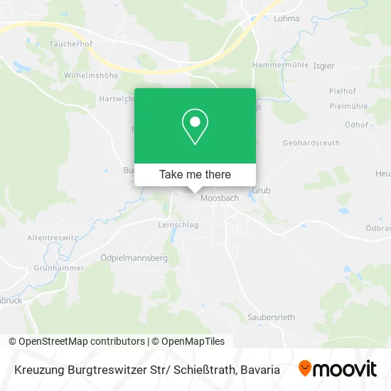 Карта Kreuzung Burgtreswitzer Str/ Schießtrath