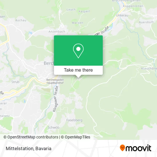 Карта Mittelstation