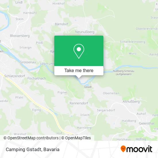 Карта Camping Gstadt