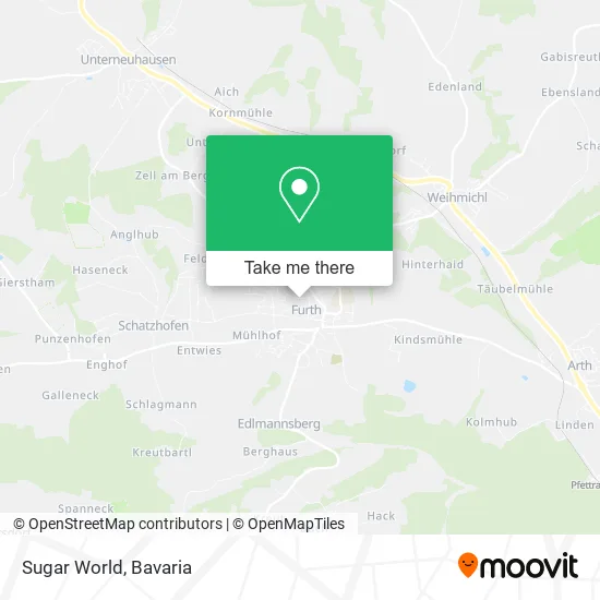 Карта Sugar World