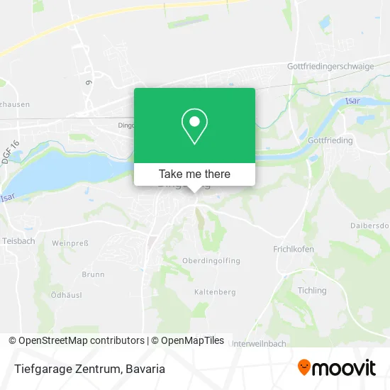 Карта Tiefgarage Zentrum