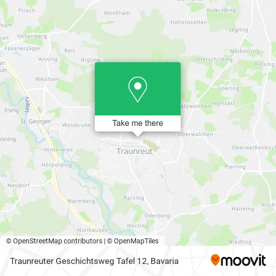 Карта Traunreuter Geschichtsweg Tafel 12