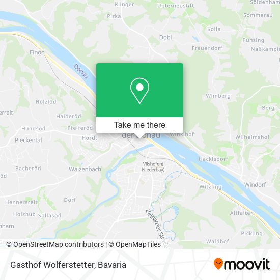 Gasthof Wolferstetter map