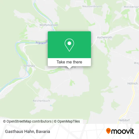 Карта Gasthaus Hahn