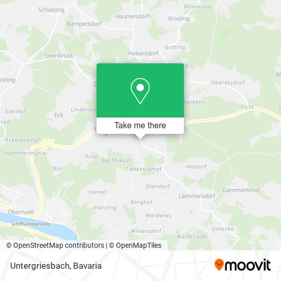 Карта Untergriesbach