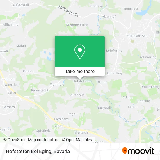 Карта Hofstetten Bei Eging