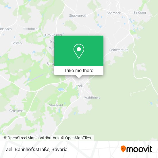 Zell Bahnhofsstraße map
