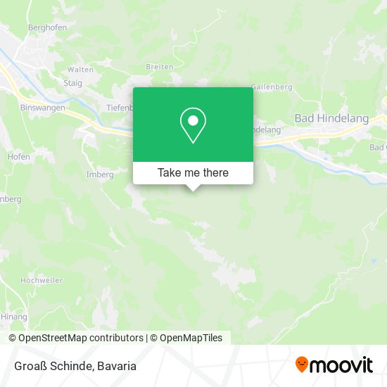 Карта Groaß Schinde