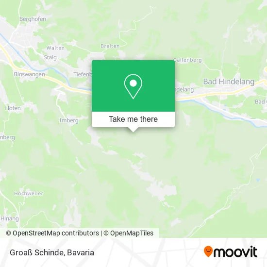 Карта Groaß Schinde