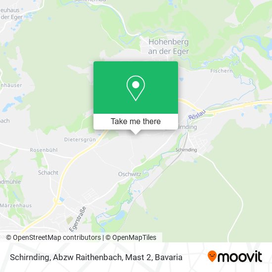 Schirnding, Abzw Raithenbach, Mast 2 map