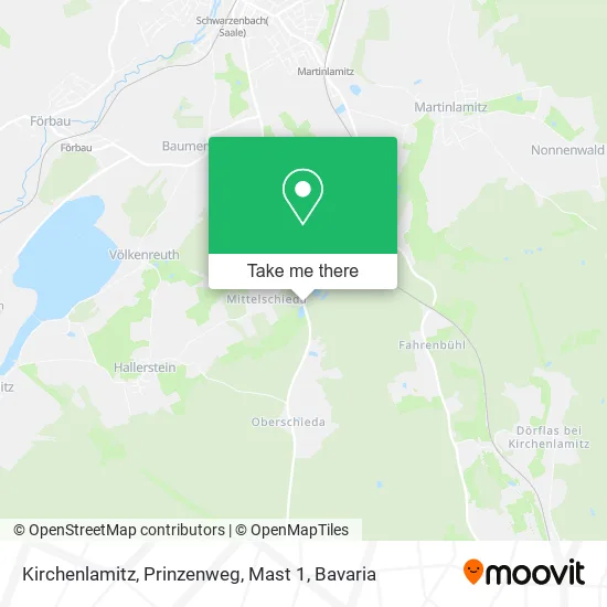 Карта Kirchenlamitz, Prinzenweg, Mast 1