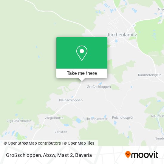 Großschloppen, Abzw, Mast 2 map