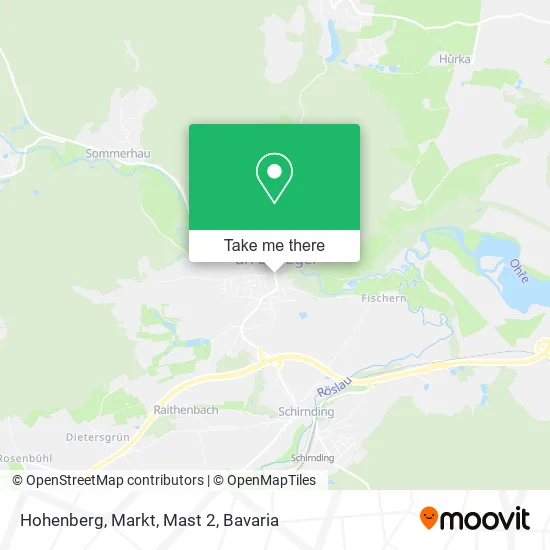 Карта Hohenberg, Markt, Mast 2