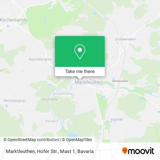 Marktleuthen, Hofer Str., Mast 1 map