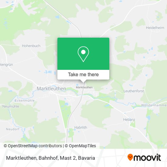 Marktleuthen, Bahnhof, Mast 2 map