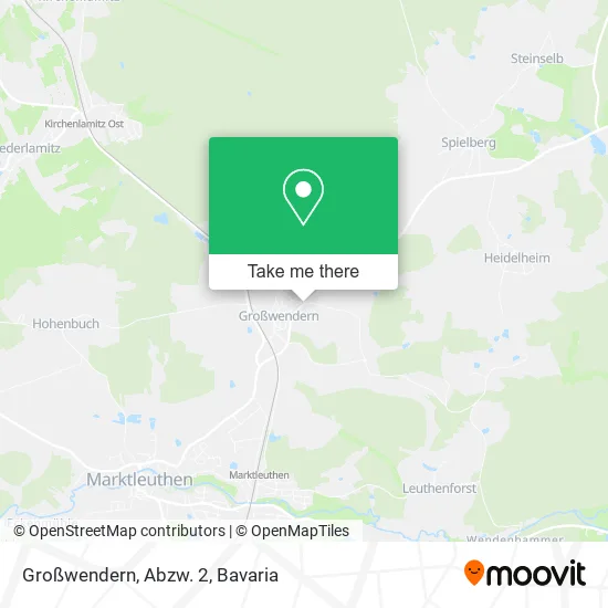 Карта Großwendern, Abzw. 2