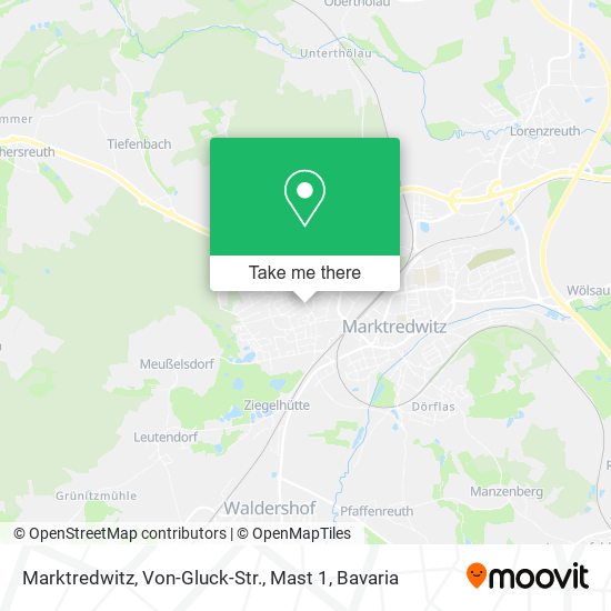 Marktredwitz, Von-Gluck-Str., Mast 1 map
