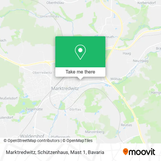 Marktredwitz, Schützenhaus, Mast 1 map