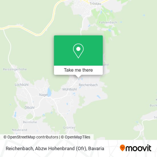Reichenbach, Abzw Hohenbrand (Ofr) map