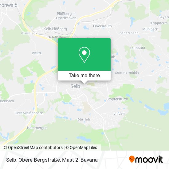 Selb, Obere Bergstraße, Mast 2 map