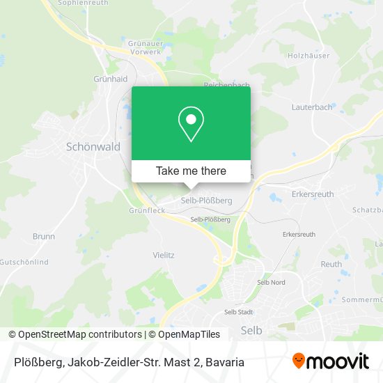 Plößberg, Jakob-Zeidler-Str. Mast 2 map