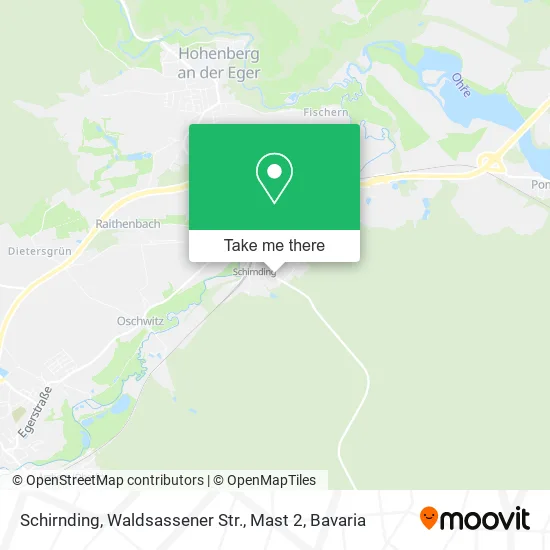 Карта Schirnding, Waldsassener Str., Mast 2