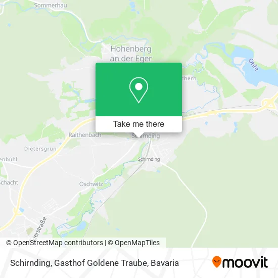 Карта Schirnding, Gasthof Goldene Traube