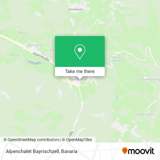 Alpenchalet Bayrischzell map