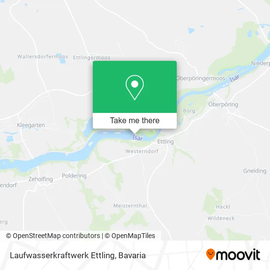 Карта Laufwasserkraftwerk Ettling