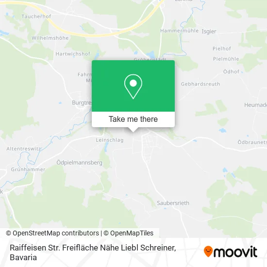 Карта Raiffeisen Str. Freifläche Nähe Liebl Schreiner