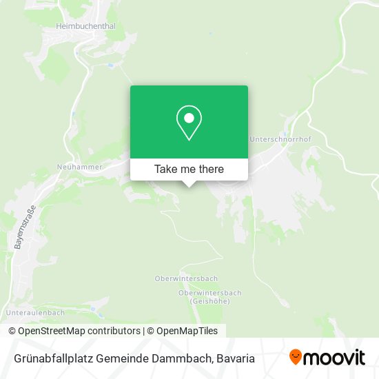 Grünabfallplatz Gemeinde Dammbach map